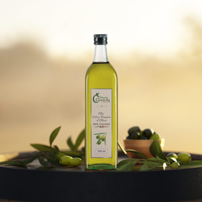 Olio Extra Vergine 100% Italiano - 500ml - Olearia Ciociola