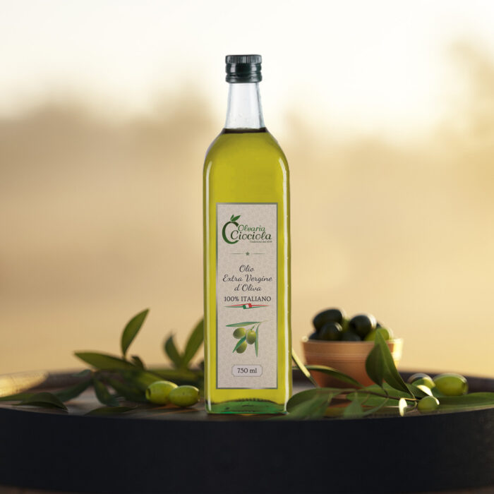 Olio Extra Vergine 100% Italiano - 750ml - Olearia Ciociola